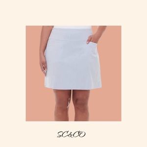 SC&CO Women's Comfortable Stretch Double Wrap around Skort Variety